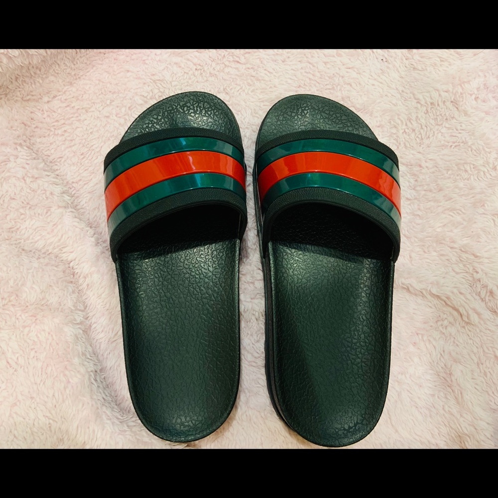 AUTHENTIC Gucci Web Slide Sandal